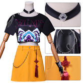 NEATMOA Mira Inspired Cosplay Costume Outfit Korean Style Demon Hunter Uniform for Women Halloween Comic Con Party